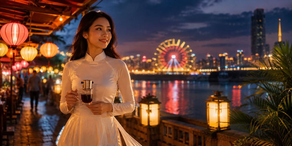Người dùng tại Sài Gòn thưởng thức cà phê và chơi roulette trực tuyến trên điện thoại